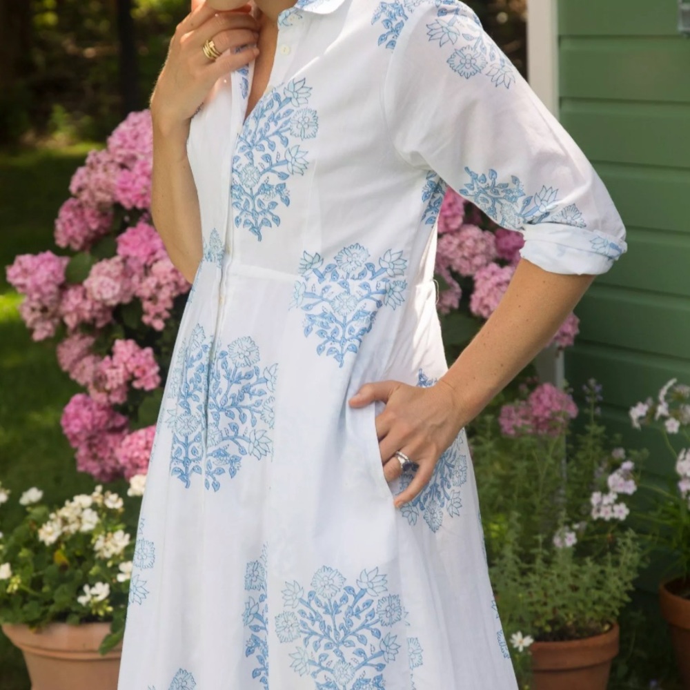 India Amory Julia Amory Shirt Dress- Size 2